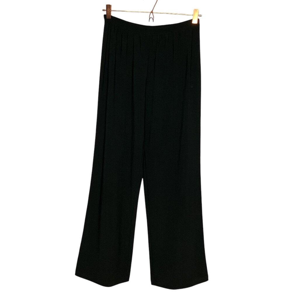 R&M Richards Size 12 Stretch Knit Jersey Wide Leg Pull-on Evening Formal Pants‎